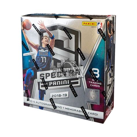 2018-19 spectra basketball box steel|spectra basketball card.